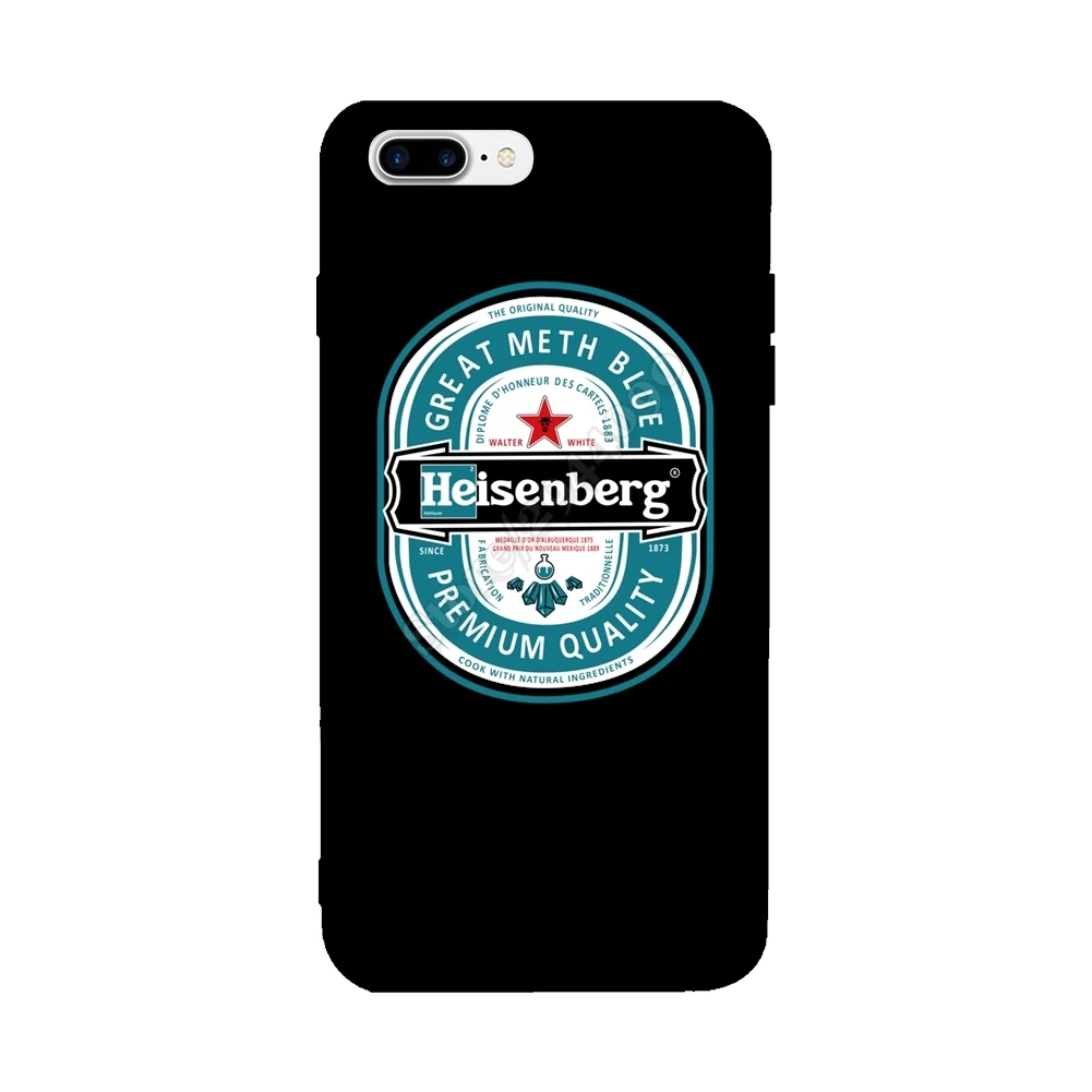Heisenbergen Breaking Bad For Iphone X Case Novelty Anti-Knock Soft TPU Protective Custom Covers 6S 6 7 8 Plus |
