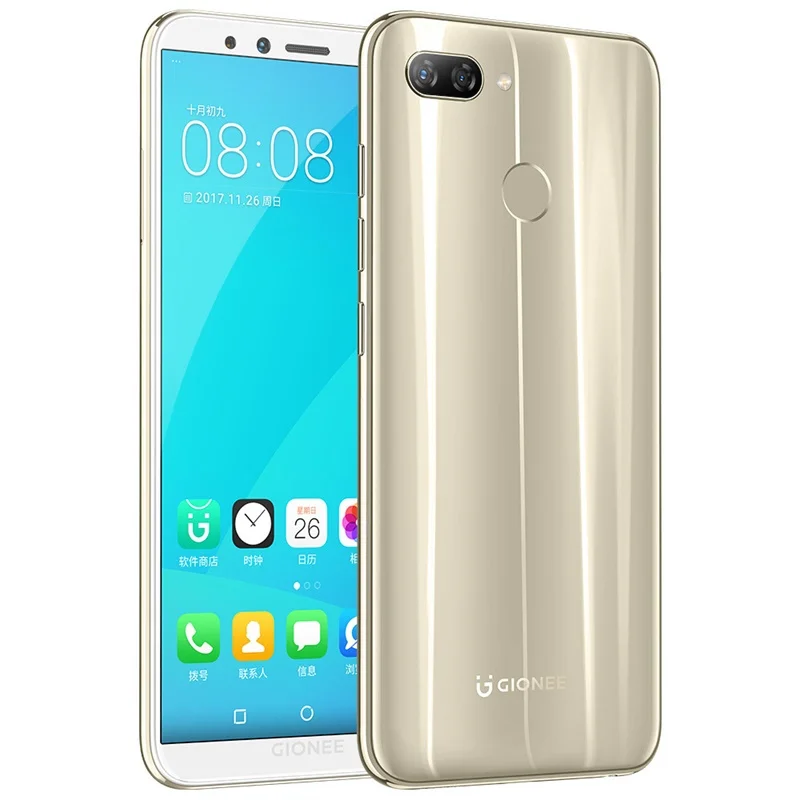 GIONEE S11 LITE сотовый телефон 5 7 &quot4 GB 64 Snapdragon 430 Octa Core HD + полный Экран двойной Камера