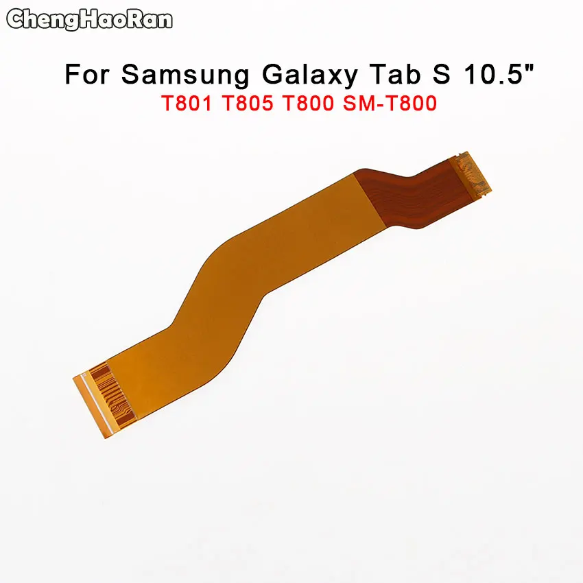 ChengHaoRan для samsung Galaxy Tab S 10,5 SM-T800 T801 T805 SIM держатель для карт usb зарядный порт ЖК-дисплей Разъем гибкий кабель - Цвет: LCD Display