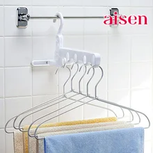 Мини заказ$20(может смешивать OEDER) Aisen 5 Складная сушилка для одежды сушилка для ванной комнаты дверь после