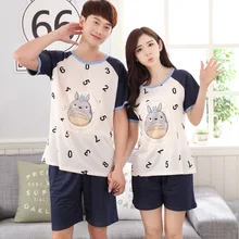 Фирменная Новинка Для мужчин Пижамы для девочек пары пижамы Для женщин пижамы Pijama Hombre masculino Тоторо Пижама Для мужчин пижамы Хлопок Домашняя одежда