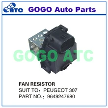 Воздуходувка двигатель резистор для C itroen C1 C4 Xsara Picasso P eugeot 107 206 307 OEM 1308CN, 9649247680, 1308AN, 1308.CN, 1308.AN