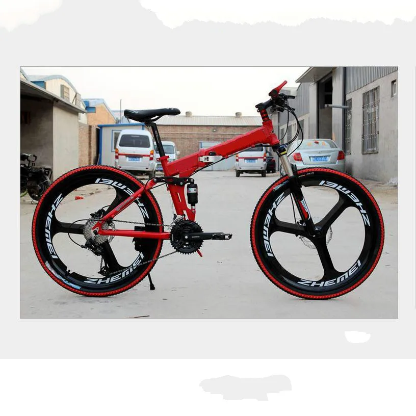 Sale Kalosse Magnesuim alloy  26*2.125  DIY colors  bicycle foldable   21/24/27/30 speed  Hydraulic brakes , mountain bike man 0