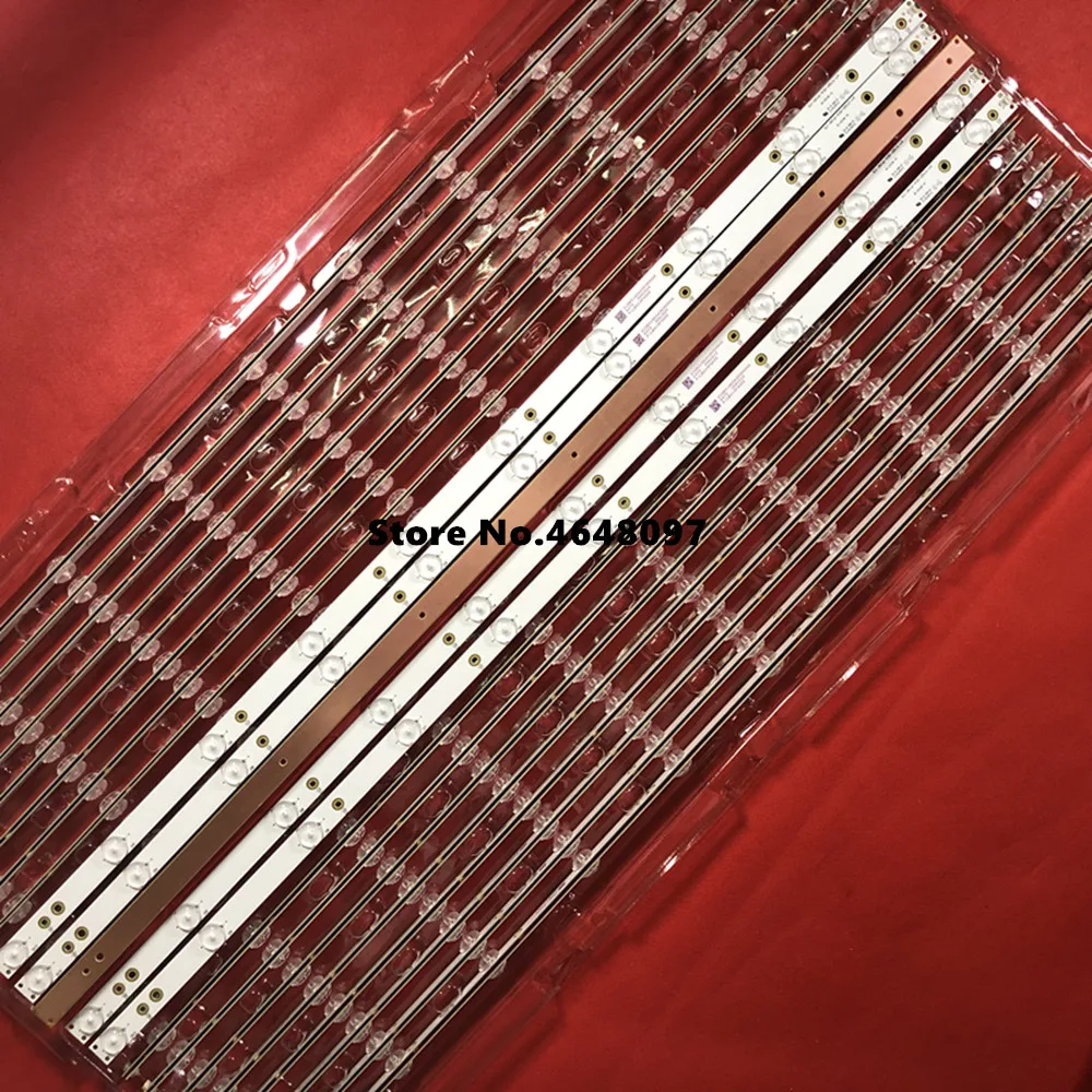 Светодио дный подсветка бар для AOC 43 дюймов Haier 43CH6000 оригинальный светодиодные ленты LB-PF3528-GJD2P5C435X10-B экран TPT430H3