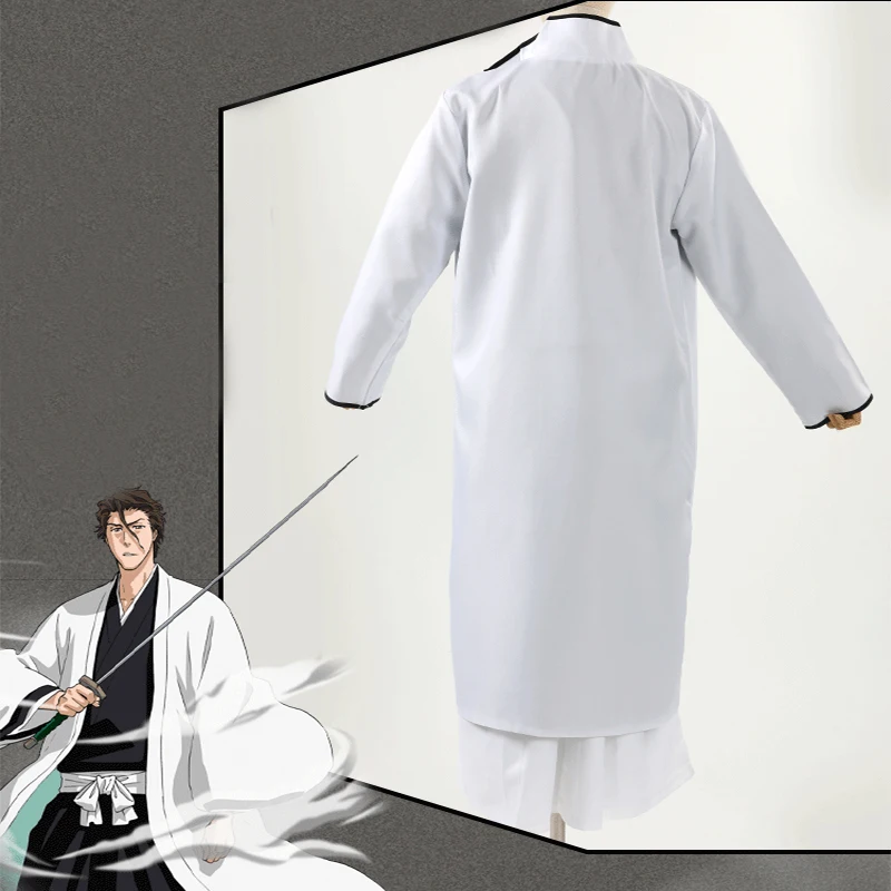 Cosplay&Ware [1]Anime Bleach Cosplay Costumes Aizen Sousuke Costume Halloween Carnival Party Kimono -Cosplay&Ware anime Shop