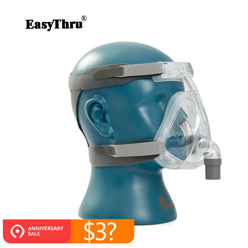 

BMC FM2 Full Face Mask CPAP APAP BIPAP Machine Accessories Sleep Apnea Snoring medical Silicone Gel Breathing Mask