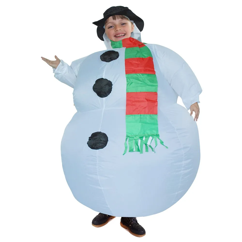 Надувной костюм снеговика рождественские праздничные костюмы аниме косплей Пурим Хэллоуин костюмы для мужчин взрослых
