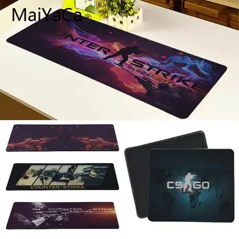 

MaiYaCa New Design Counter Strike CSGO Keyboards Rubber Gaming mousepad Desk Mat Good quality Locking Edge large Game Mouse Pad