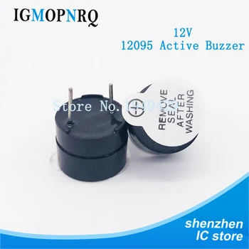 

10pcs 12095 Magnetic Long Continous Beep Tone 12*9.5mm 12v Active Buzzer