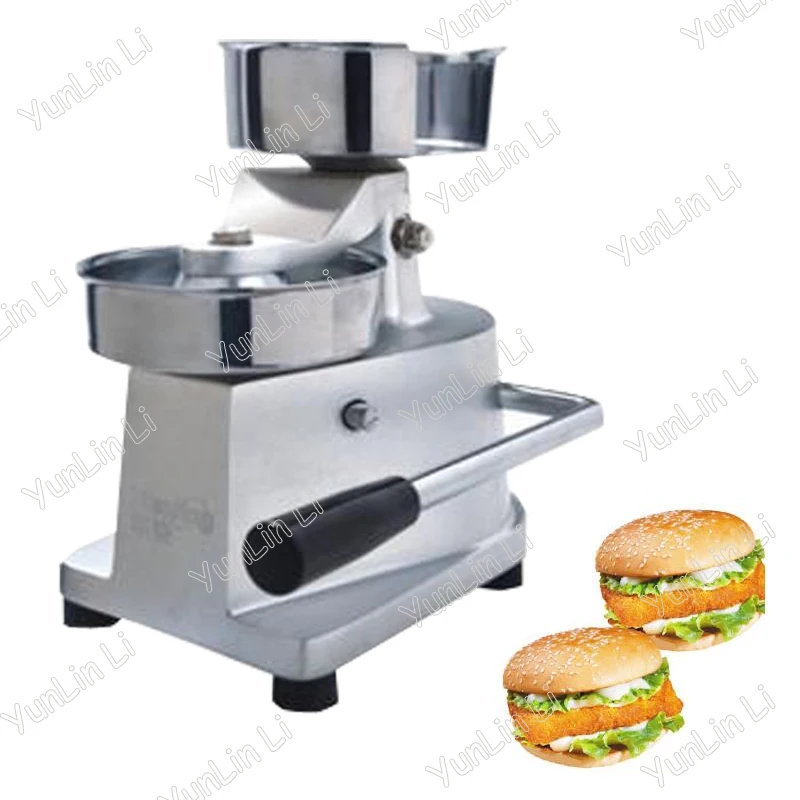 130 мм нержавеющая сталь ручная машина для гамбургера бургер ПРЕСС Патти производитель форма для гамбургера бургер принтер HF-130