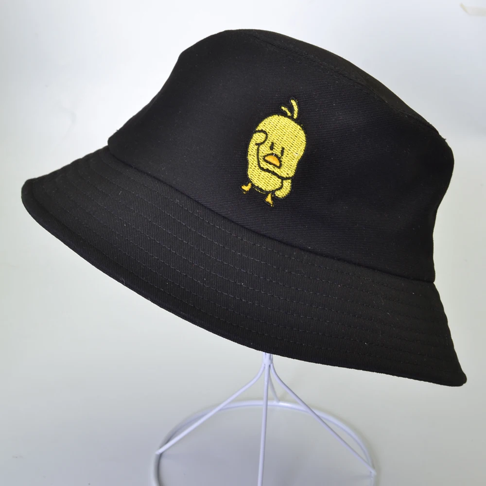 

Cartoon Little Yellow Duck Fisherman Hat Bob Casual Fashion Hip Hop Visor Cap Men Women Summer Bucket Hat Panama fishing hat