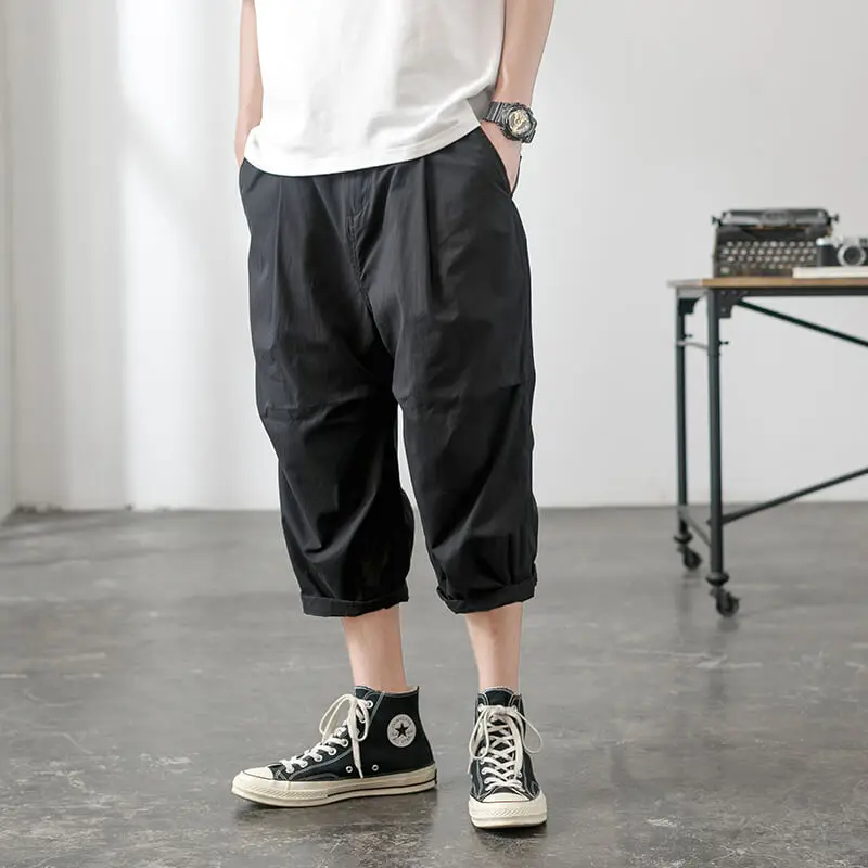 Летние Новые свободные тонкие шорты-карго для отдыха