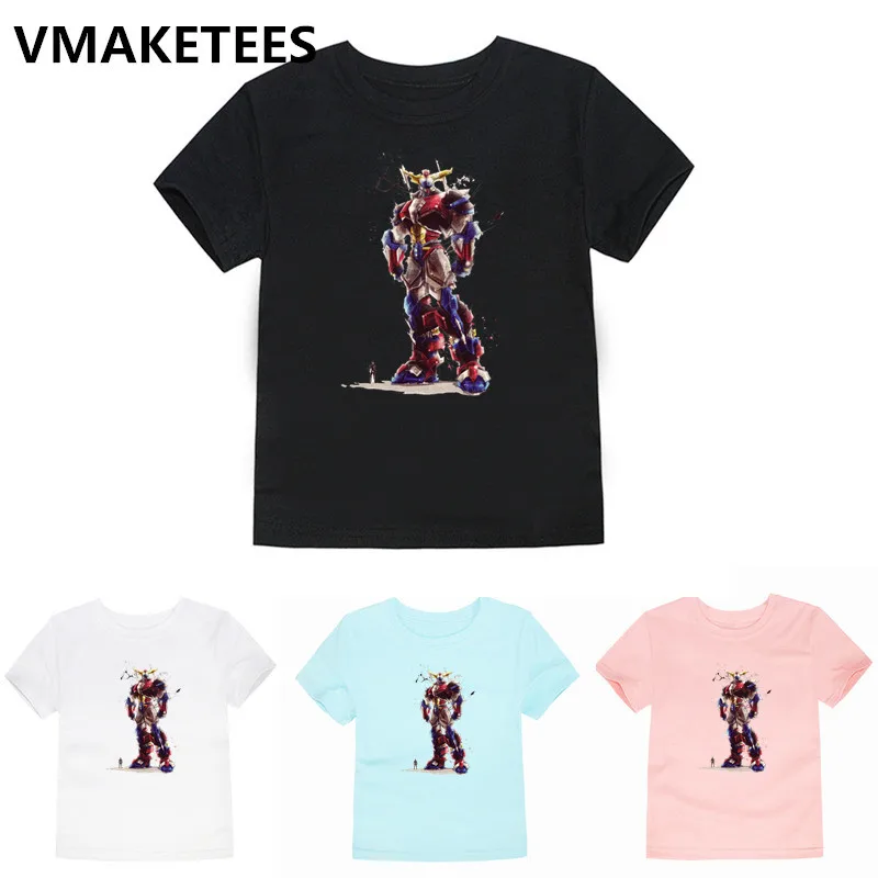 

Boys/Girls Robot Grendizer Anime Print T-shirt Children Summer Short Sleeve Tops Baby Kids Fashion T shirt,HKP5244G