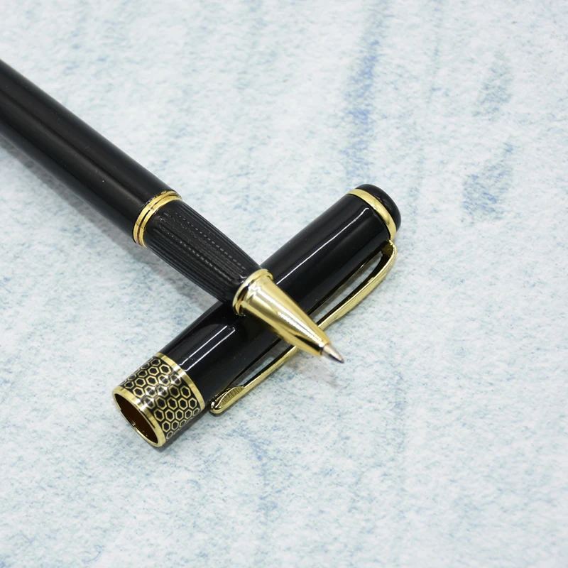 

6pcs office learning pen classic luxury full metal 0.5mm ballpoint pen for business office