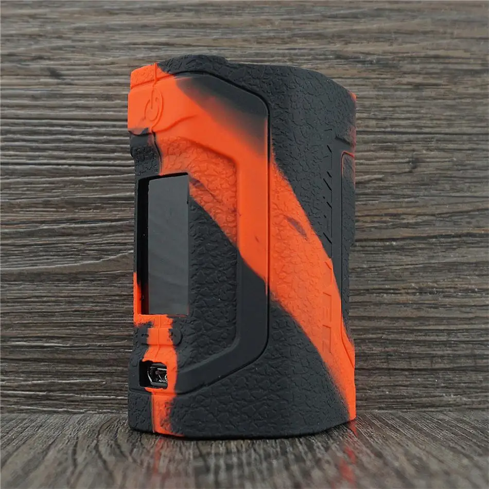 

10pcs silicone Case for Wismec Luxotic DF 200W Mod Box texture Protective Cover Skin for Accessories Wrap Sleeve Gel decal