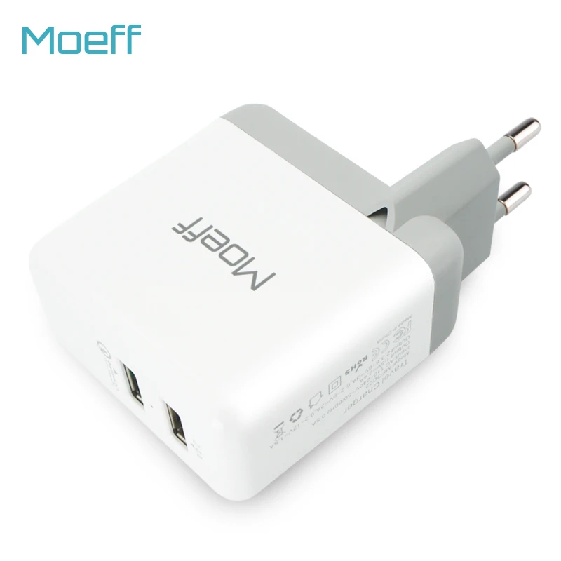 

Qualcomm Quick Charge 3.0 Dual Usb Charger Fast Mobile Phone Charger Adapter Travel Wall Charging For Iphone Samsung s7 Xiaomi