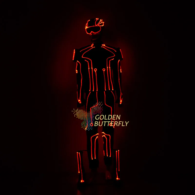  2019Ice skating luminous clothing computer programming SD card luminous costume LED remote control 