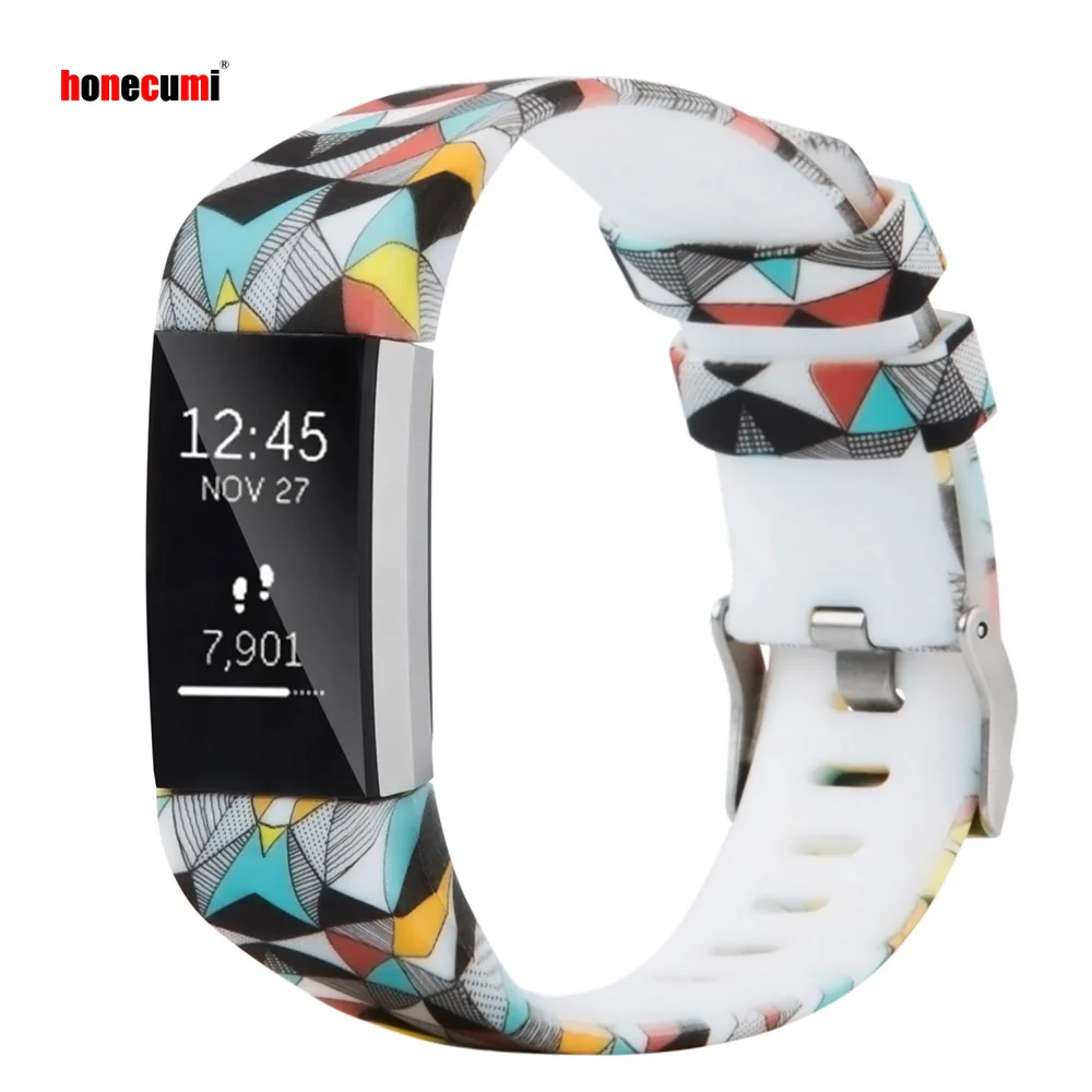 Honecumi для браслета Fitbit Charge 2 маленький/большой фитнес трекер умный браслет часы