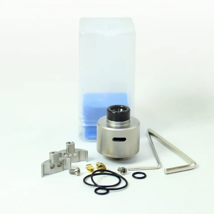 

SXK WICK D Style MTL RDA 22mm DIY Single Coil Good Taste Rebuilable Dripping Atomizer 316 Stainless Steel With BF Pin
