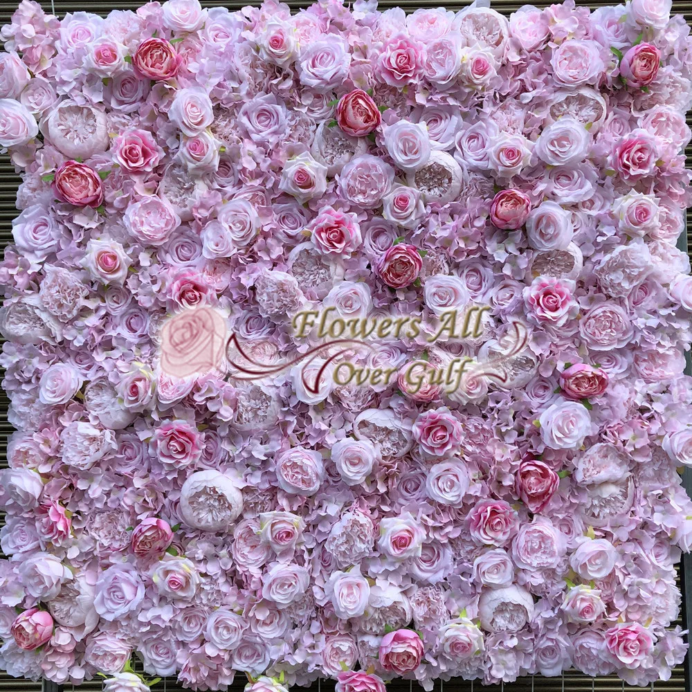 

12pcs/lot Artificial FlowerWall Wedding Decoration Very light Peony Rose Flower Wall Wedding backdrop Runners Home Decor GY665