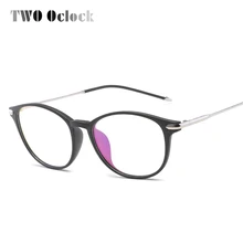 Два Oclock TR90 овальные очки женские компьютерные очки прозрачные очки оправа оптическая оправа oculos de grau feminino 1692
