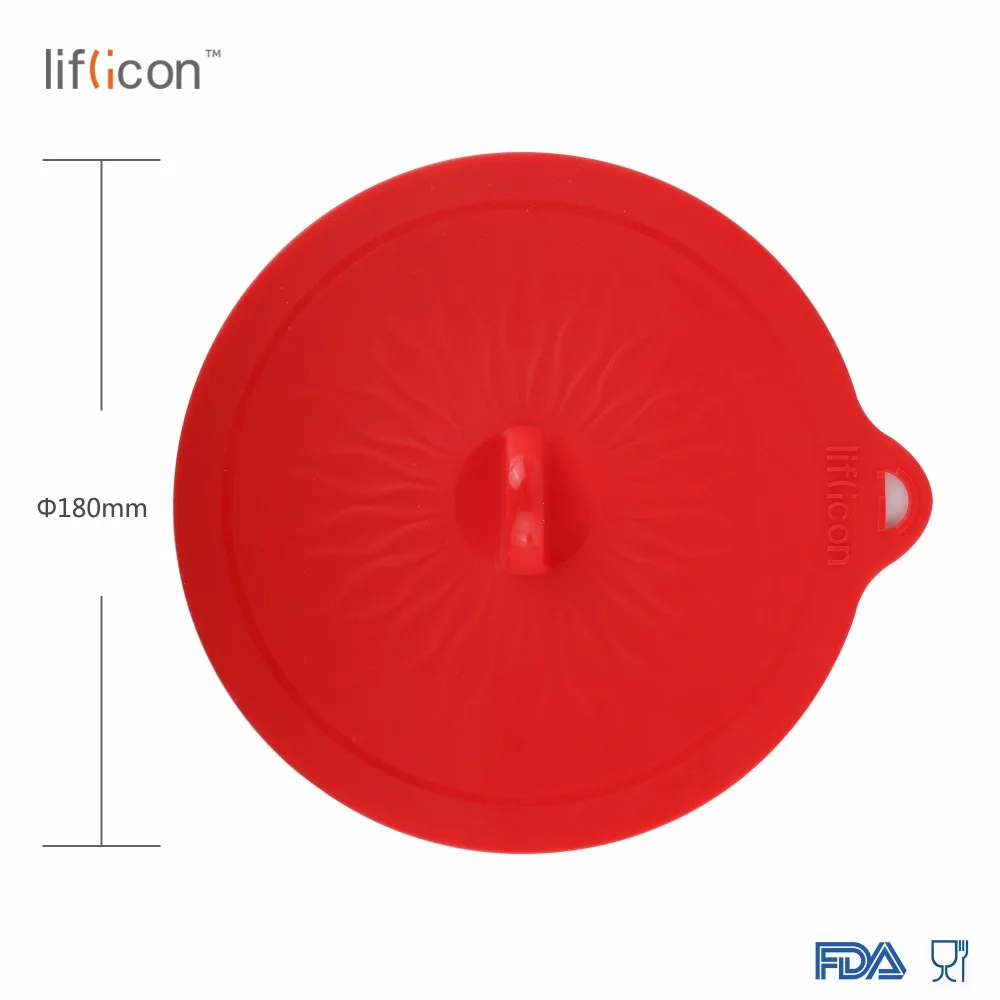 Стеклянные крышки Liflicon 1 шт. 7 дюймов (180 мм)|pan lid|spill stopperspill stopper lids |