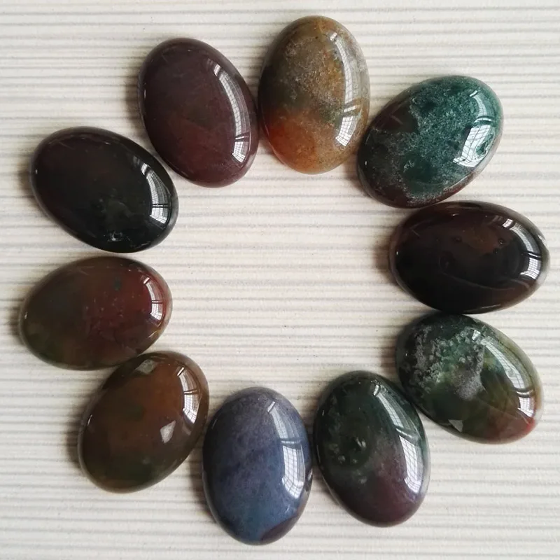 

Wholesale 25mmx18mm Natural India onyx stone beads Oval CAB CABOCHON teardrop beads 12pcs/lot Free shipping