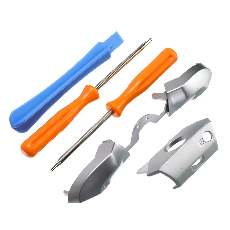 

For Xbox One Elite Game Silver Plating Front Damper Replace Tools Controller Parts Screwdriver Set Bumper Button High Quality