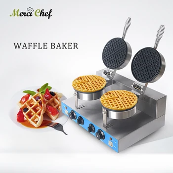 ITOP 2000W commercial electric Chinese Hong Kong eggettes puff cake waffle iron maker machine bubble egg cake oven 220V WF-2 commercial stainless steel electric eggettes egg waffle maker rotated 180 degrees professional waffle heater maker