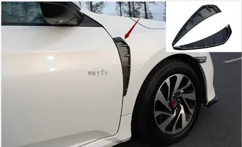 

Fit for Honda civic 2016 2017 fender side decoration carbon fiber outside accessories sticker car styling