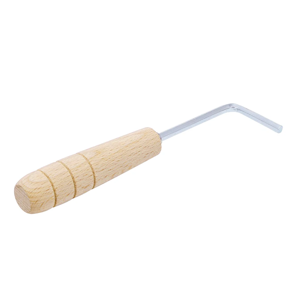 

Guitar Wrench Wooden Handle Curvature Neck Luthier Tool Adjust Ukulele Accessories Hex Safe Portable Durable Musical Truss Rod