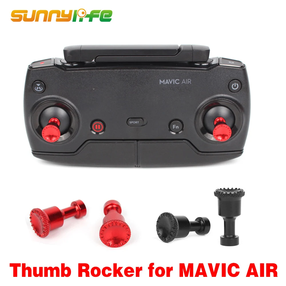 

1Pair Transmitter Thumb Rocker Cover Metal Joysticks Replacement for DJI MAVIC 2 MAVIC AIR Drone Remote Controller Accessories
