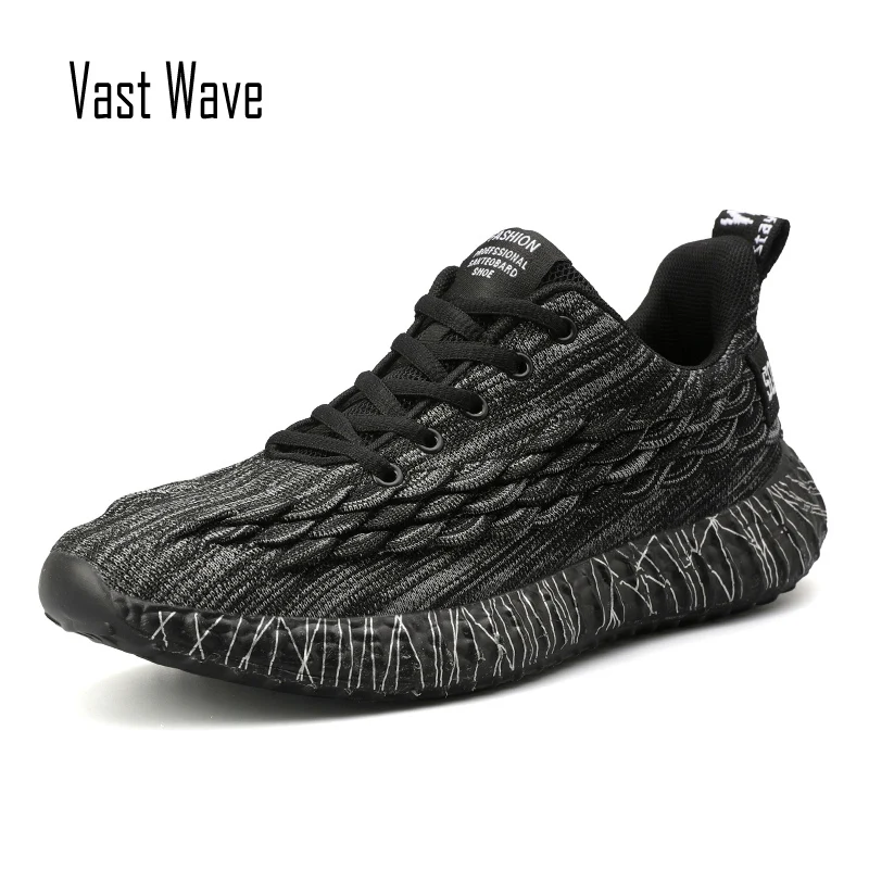 

Vastwave Breathable Men Casual shoes Flyknit Lightweight Sneakers shoe for Men Male running shoes Footwear Zpatillas Hombre Male