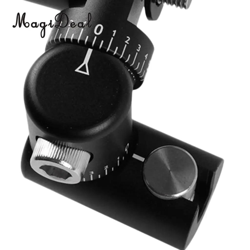MagiDeal Professional Fully Adjustable Double Sided Quick Disconnect V-Bar Kit Black/Red - High Quality Magnalium Alloy Gifts