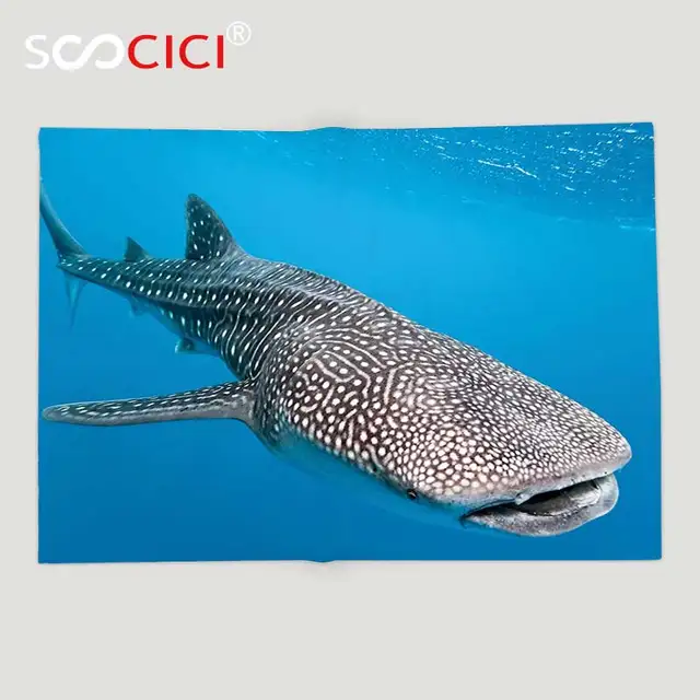 Kustom Lembut Bulu Melempar Selimut Hewan Laut Dekorasi Segel