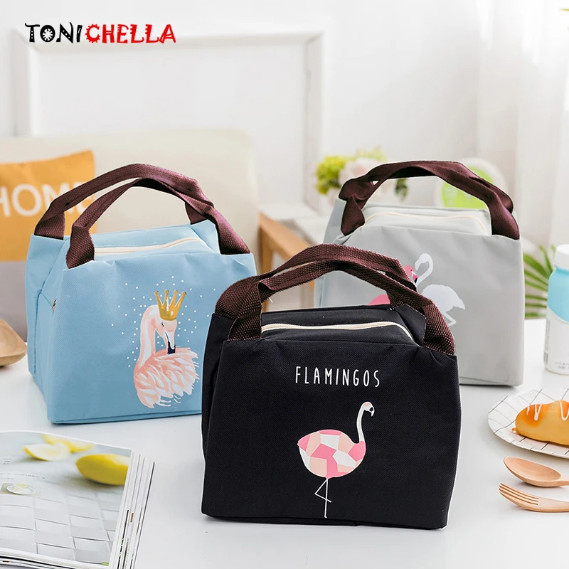 

Thermal Insulation Baby Milk Bottle Bag Portable Waterproof Stroller Flamingo Pattern Mummy Children Snack Keep Warm Bags CL5279