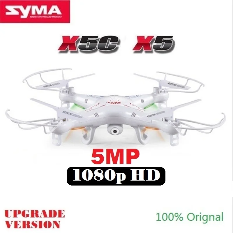 Buy Cheap SYMA X5C X5 RC Drone With 5MP HD Camera 4CH 6-Axis Remote Control Helicopter Quadcopter Dron