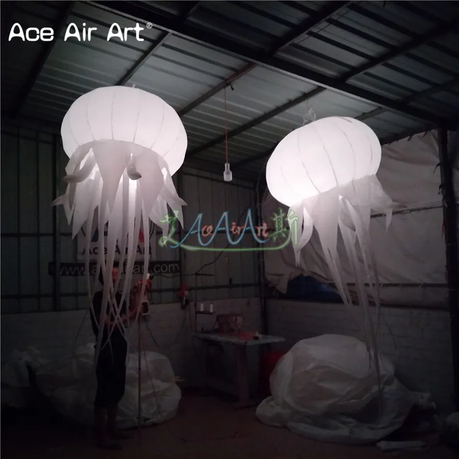 Cutomized Клубные и вечерние надувные модели медузы, led scaleph Реплика с внутренняя воздуходувка Ace Air Art