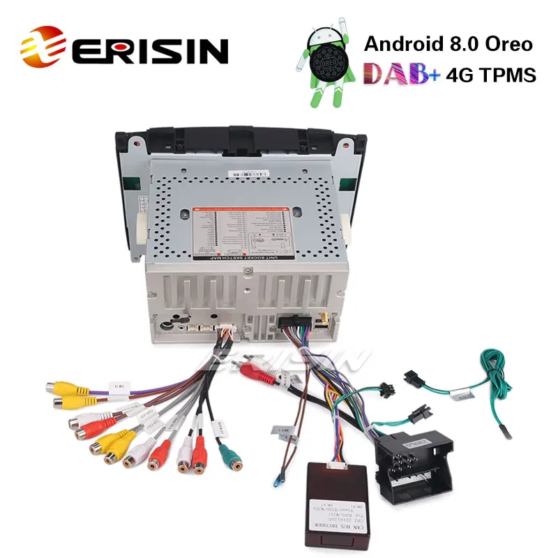 Discount Erisin ES8882B 7" Android 8.0 Octa core 4G RAM Car DVD for Mercedes A/B Class W169 Sprinter Vito Viano 5