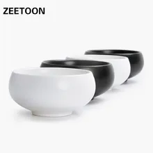 ZEETOON высокий белый фарфоровый чайный стакан керамический кунг-фу Чайные Аксессуары чайная чашка фарфоровая чайная чашка
