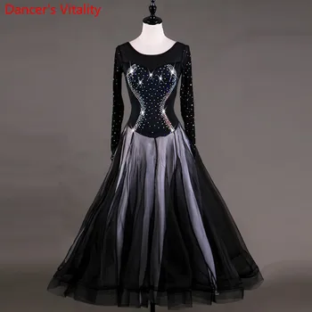 

Ballroom Competition Dance Dress Women Tango Flamenco Waltz Dancing Skirt Lady's High Quality Customized Ballroom Dance Dresses