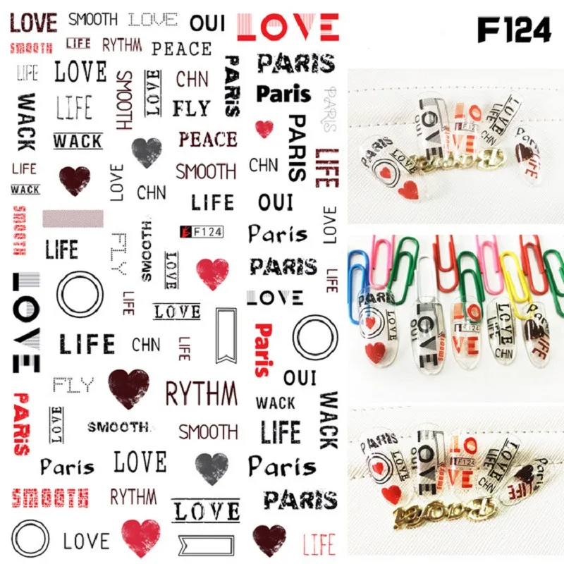 

1 Pcs Line Drawings Nail sticker HOT SALE Permanent Gel Varnish