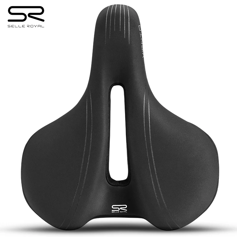 buy SELLE ROYAL Cycling MTB Bike Bicycle Rail Hollow Saddle Breathable Soft Silicone Elastic Memory Sponge Cushion Bike Bicycle Part