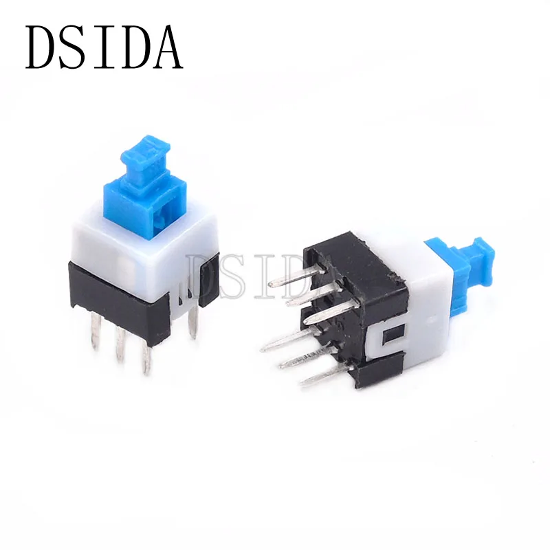 20Pcs Latching 7x7mm Mini Tactile Push Button Switch On-Off DIP-6pins Multicolor 20Pcs Latching 7x7mm Mini Tactile Push Button Switch On-Off DIP-6pins Multicolor