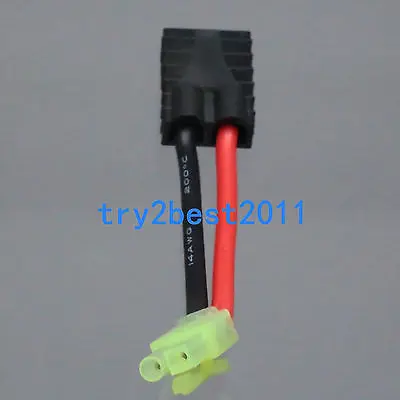 ID Charger Adapter: Traxxas Female to Tamiya Mini Male LiPo TRX TRA2970 TRA2972 | Обустройство дома