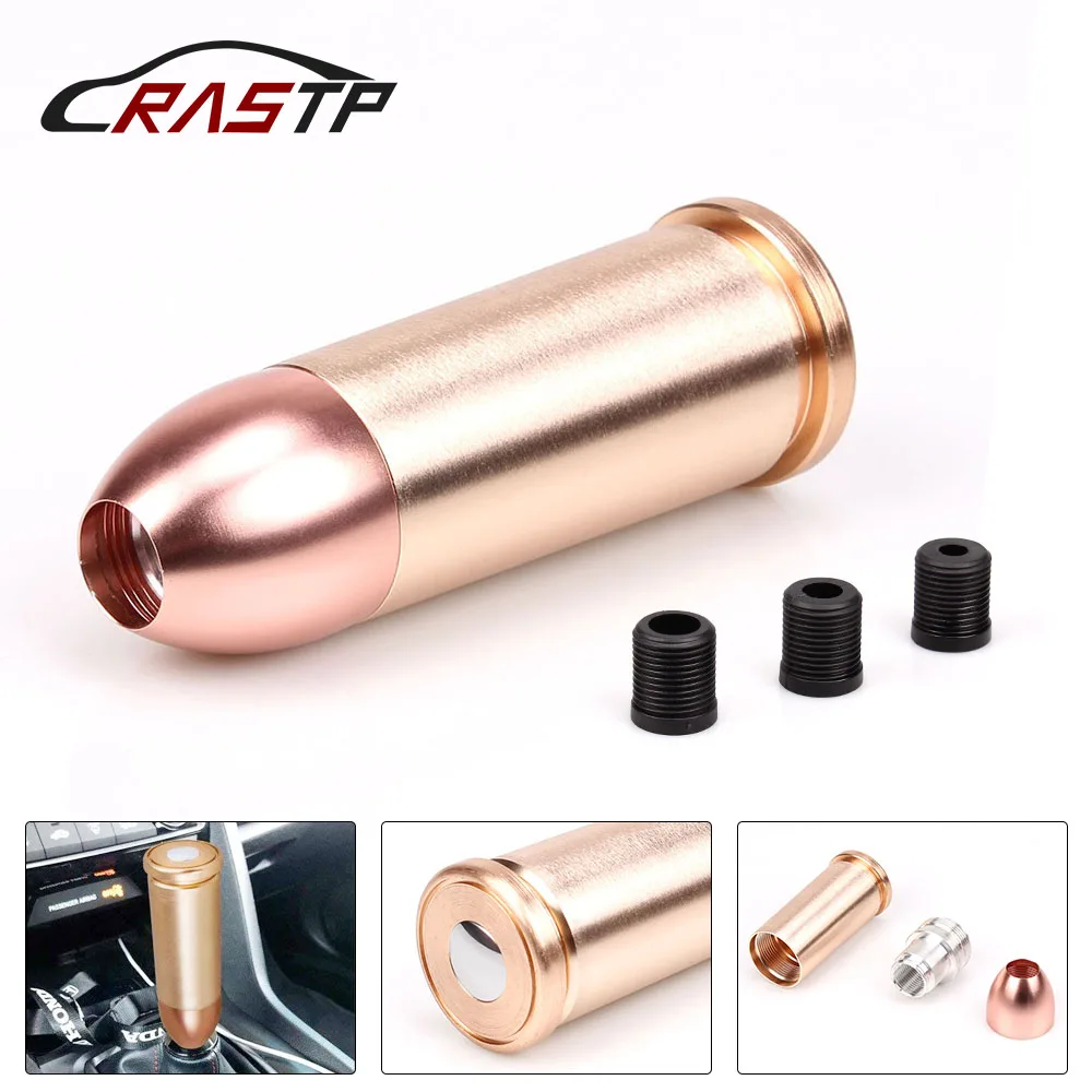 

Universal Bullet Gear Shift Knob Car Manual Transmission Double Side SFN048