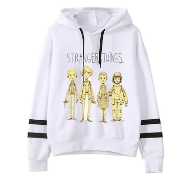 

2019 Spring Autumn Women stranger Things Print Hoodies Women harajuku Long Sleeve Hooded Cartoon Printting Sweatshirts Tops
