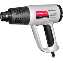 Фен технический Интерскол ФЭ-2000Э(Мощность 2000Вт, регулир.температуры 80-600 градусов, защита от перегрева