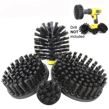 

4Pcs Grout Power Scrubber Cleaning Electric Power Scrub Brush Drill Cleaning Brush For Bathroom Grout Brush Kit Tool 2019