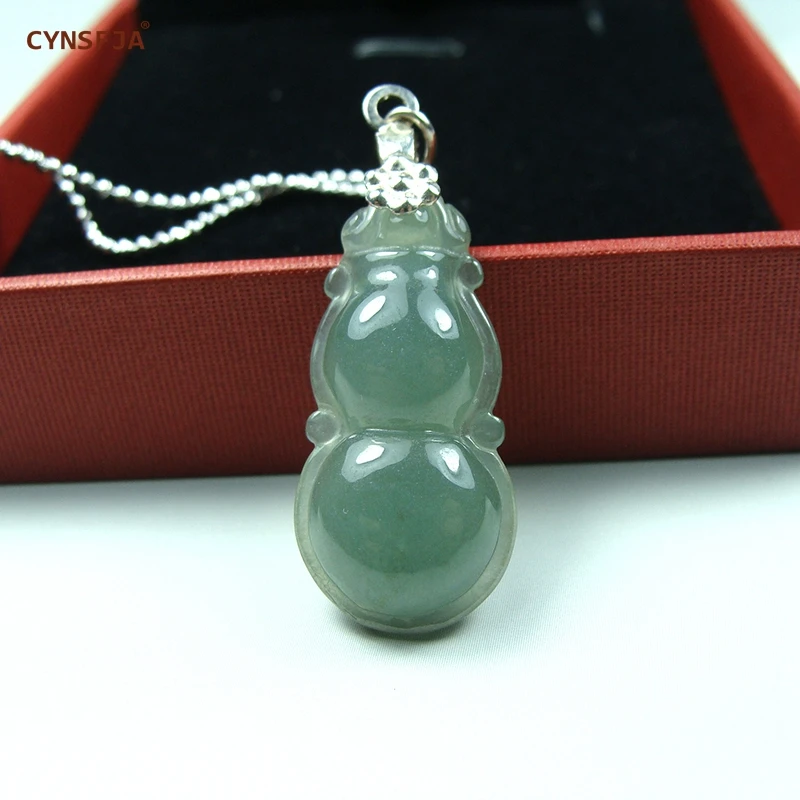 

Myanmar Emerald Necklaces Lucky Jade Pendant Certified Natural A Grade Burmese Jadeite Ice Green High Quality Birthday Gifts